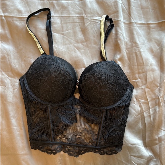 Sexy Victoria Secret Black Lace Bralette - Picture 1 of 3